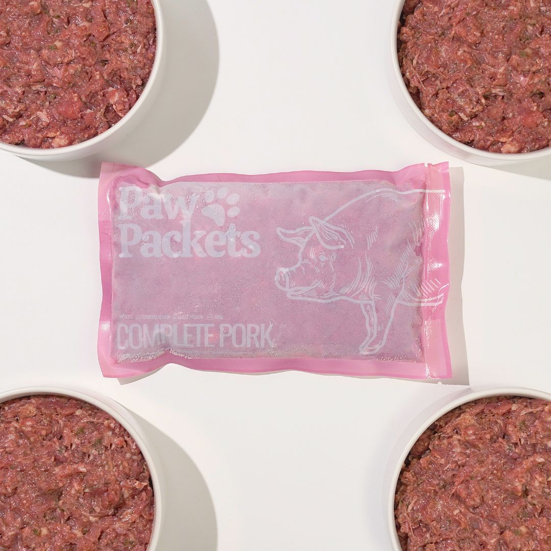 Paw Packets Makanan Anjing Complete Pork babi